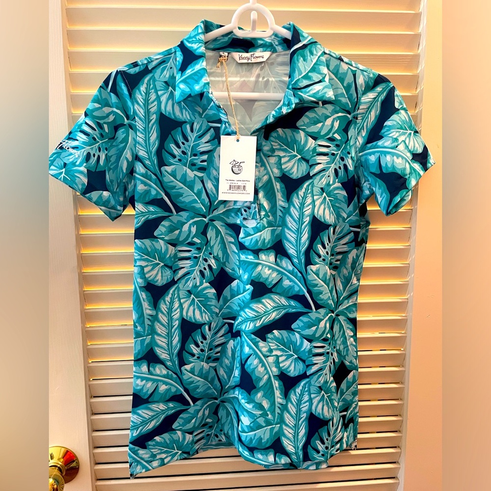 Kenny Flowers Tropical Leaf Short Sleeve Tee
